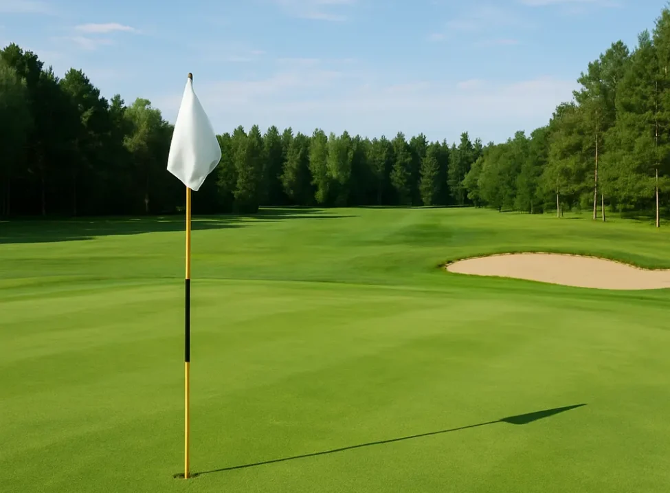 velvet bentgrass on the golf green