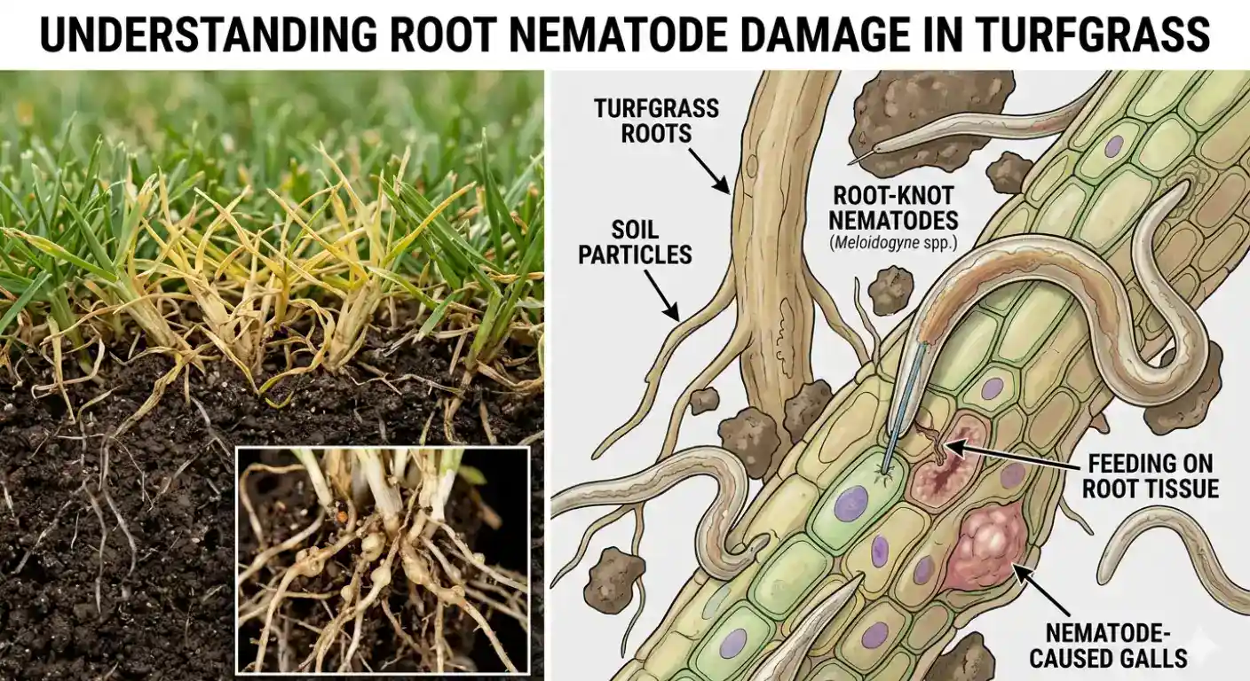 Understanding eating root nematodes in turfgrass