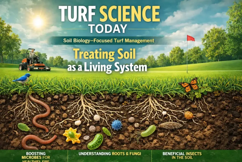 Soil biology in turf science