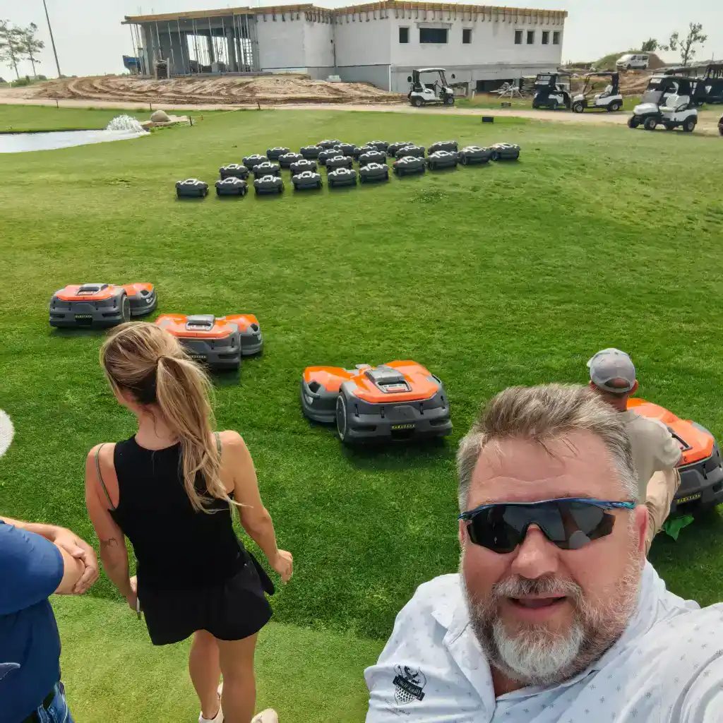 Autonomous Mowing at Black Water Links - Tarnowo Podgórne Poland