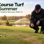Golf course turf after summer stress