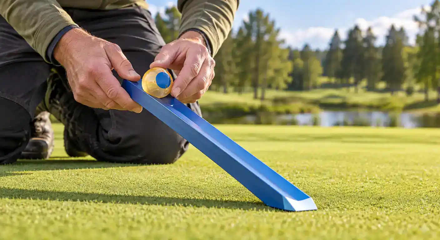 Preparing the GS3 Ball roll test.